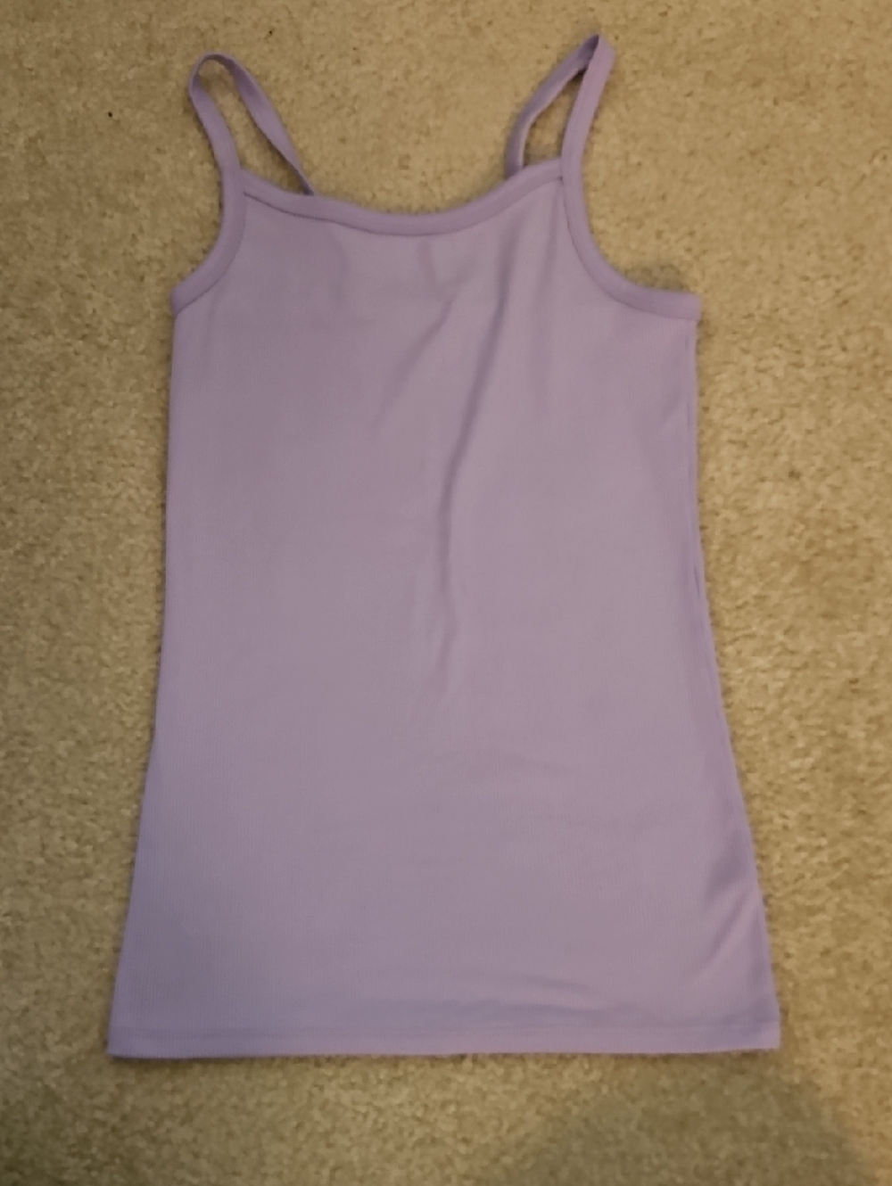 No Boundaries Lavender Ribbed Tank Top